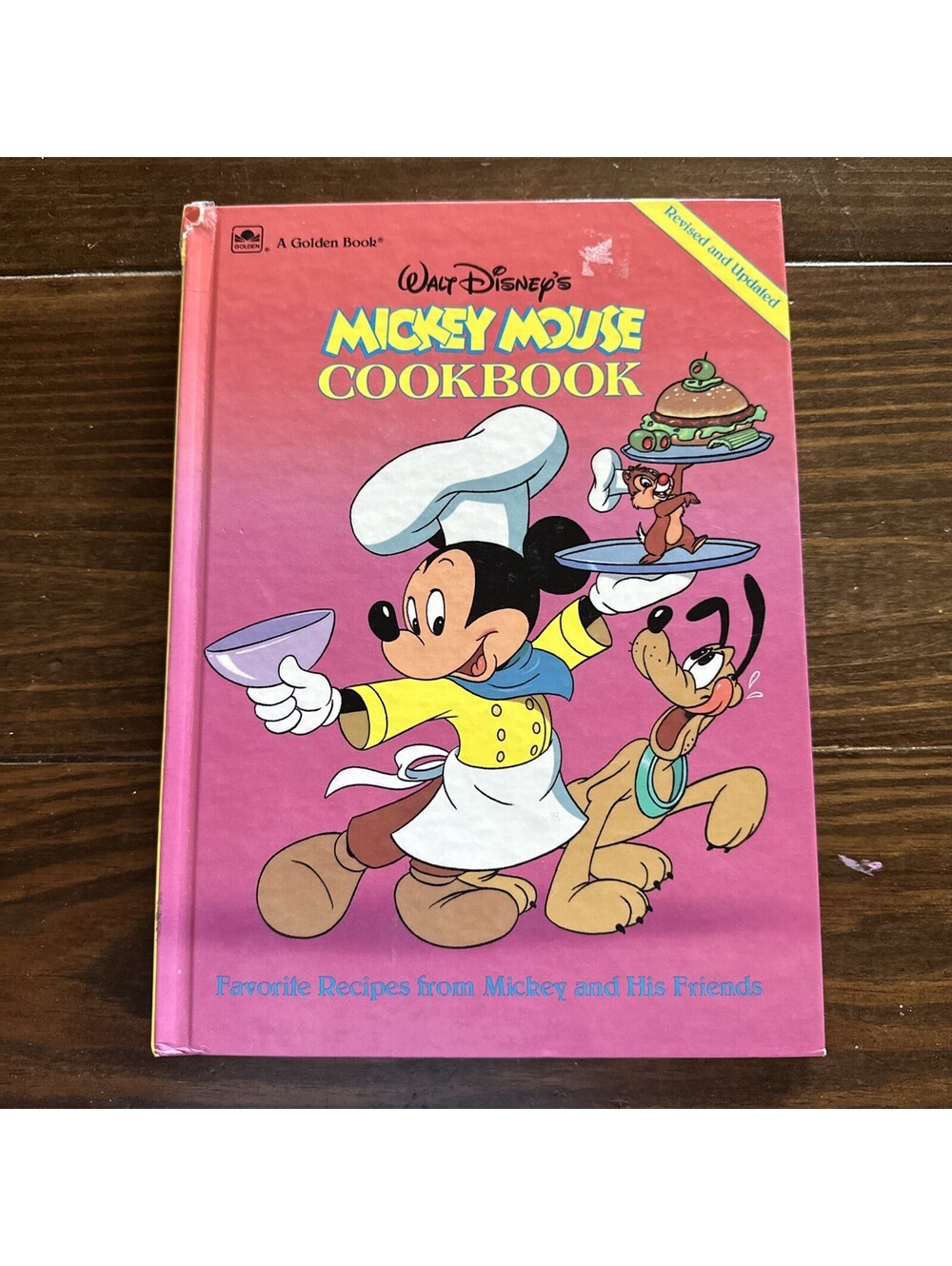 Disney Mickey Mouse Cookbook Favorite Recipes 1980 Revised & Updated Golden Book